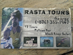 Rasta George Tours Card